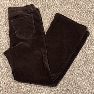 Kensie The Natalie High Rise Bootcut Corduroy Pants - Brown